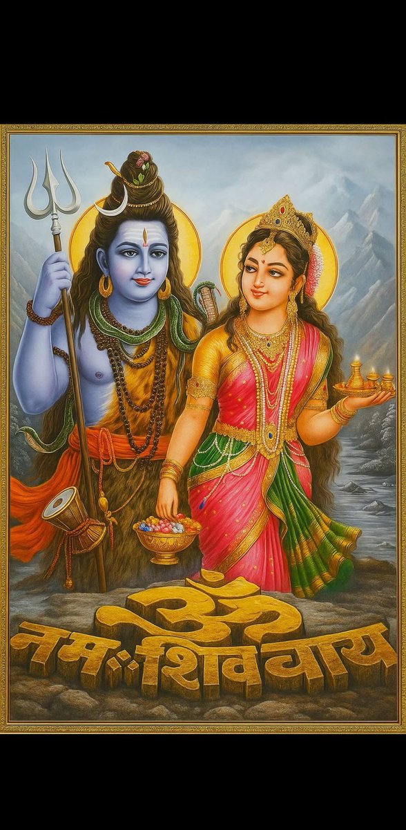 ॐ नमः पार्वती पतये हर हर महादेव 🙏🏻🔱🚩