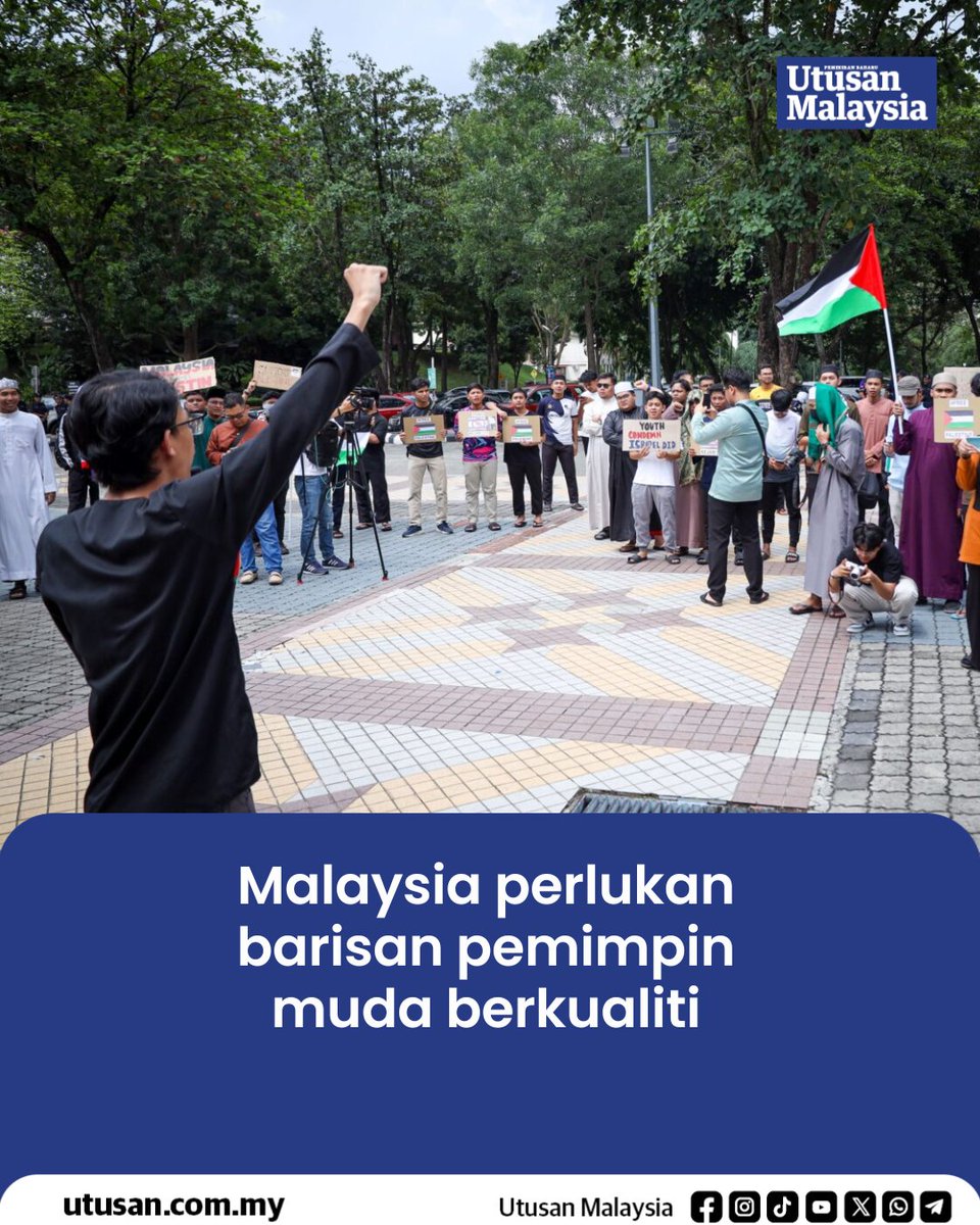 Malaysia perlukan pemimpin baharu serta lebih muda, sihat dan bertenaga untuk memimpin negara ini ke arah pembangunan dan kemajuan sesuai dengan kehendak masa kini.

utusan.com.my/rencana/forum/…