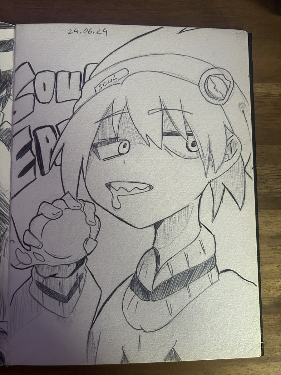 _ShusuiSushi_'s tweet image. The soul eater phase lol
#drawingart #Sketching #art #souleater #anime #animeart