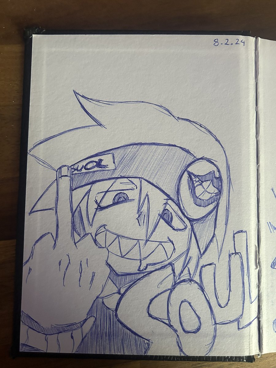 _ShusuiSushi_'s tweet image. The soul eater phase lol
#drawingart #Sketching #art #souleater #anime #animeart