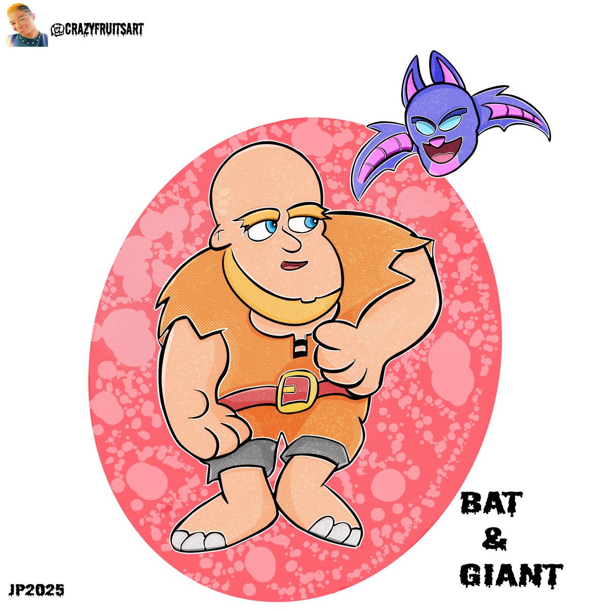 crazy_fruits6's tweet photo. BOOM BOOM here comes the giant!
Hey my friends this is two cards from one of my favorite games. Clash Royal.
#pvp #ClashRoyale #supercellgames #supercell #pvpgames #pvpmode #crazyfruits1130 #crazyfruitsart #jessicapatton https://t.co/wyNGhFpnEB