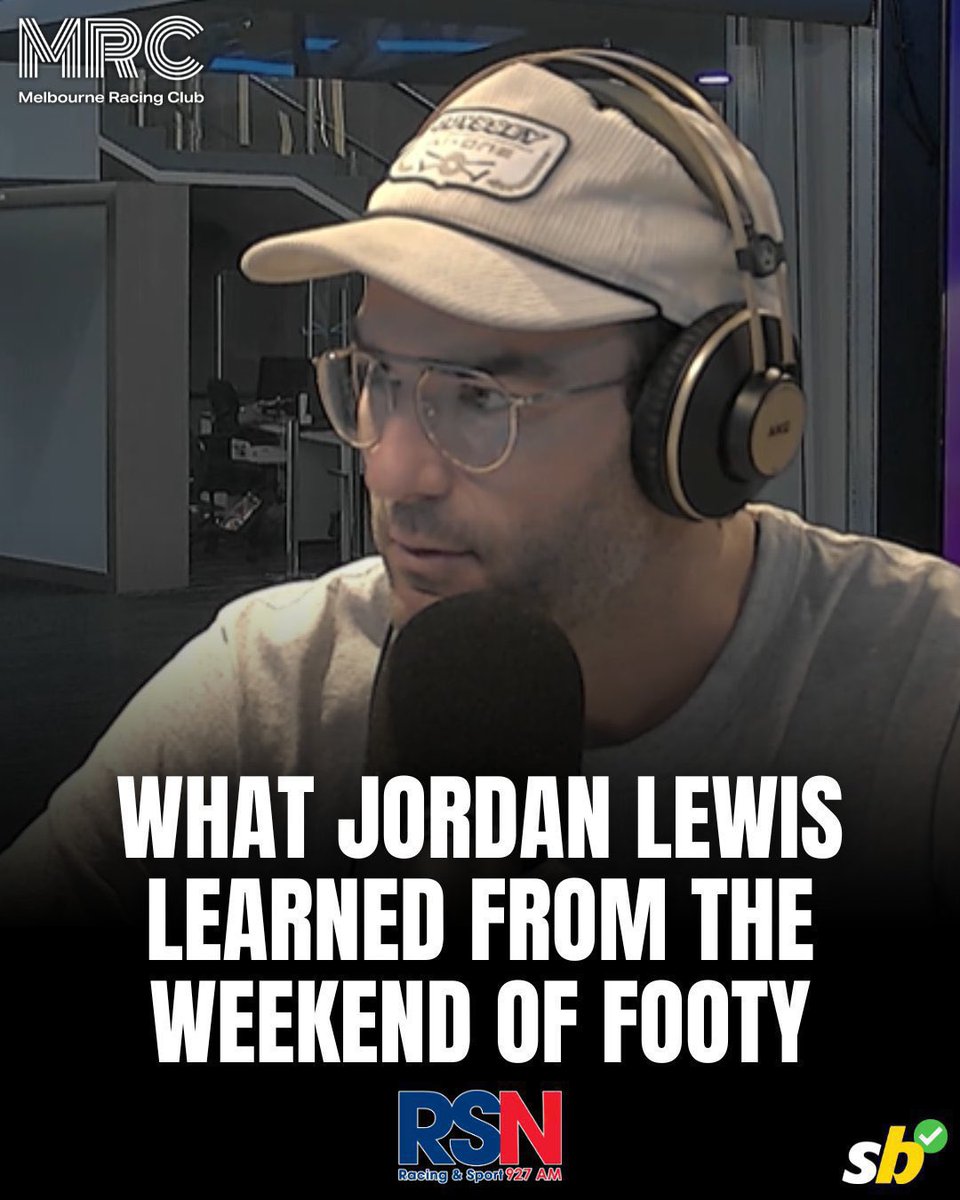 Breakfast with Harf (@rsnbreakfast) on Twitter photo The premiership picture is certainly starting to become clearer.
LISTEN BACK 👉 rsn.net.au/news/rsn-podca…
<a href="/JordanLewisO3/">Jordan Lewis</a> | <a href="/RSN927/">RSN Racing & Sport</a> | <a href="/sportsbetcomau/">Feed Nation x Sportsbet</a> | <a href="/MelbRacingClub/">Melbourne Racing Club</a> The premiership picture is certainly starting to become clearer.
LISTEN BACK 👉 rsn.net.au/news/rsn-podca…
<a href="/JordanLewisO3/">Jordan Lewis</a> | <a href="/RSN927/">RSN Racing & Sport</a> | <a href="/sportsbetcomau/">Feed Nation x Sportsbet</a> | <a href="/MelbRacingClub/">Melbourne Racing Club</a>