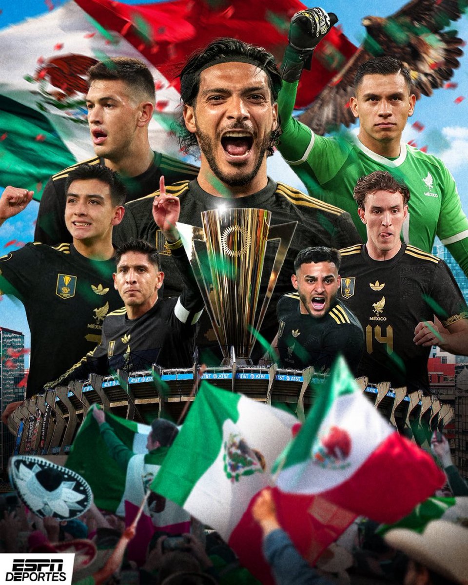 🇲🇽🏆 | AHORA: México es campeón de la Copa Oro por 13ª vez tras ganarle a EEUU por 2-1.