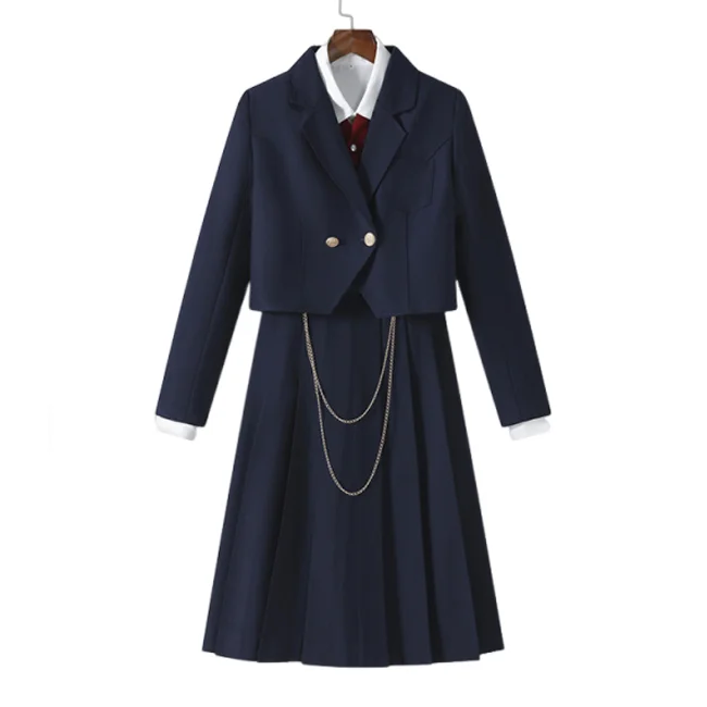 SanGengVIP's tweet photo. 🎓 Classic meets cute in this stylish Japanese JK Uniform Set!
Featuring a sleek blazer and a perfectly pleated skirt, this look captures the charm of Japanese school fashion with a modern twist.
Ideal for cosplay, fashion shoots, or daily wear with a touch of kawaii flair 💼✨ https://t.co/uQVFiB6kqr