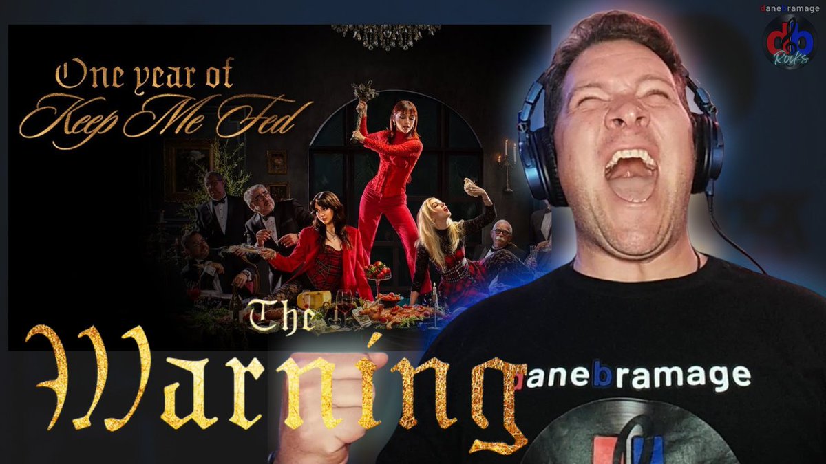 DaneBrmgROCKS's tweet image. Happy The Warning Wednesday! This is a special one for the channel, celebrating one year of The Warning's incredible album, "Keep Me Fed"! @TheWarningBand2 

danebramageROCKS.com

#danebramagerocks #reaction #TheWarning #TheWarningArmy #KeepMeFed #WarningWednesday
