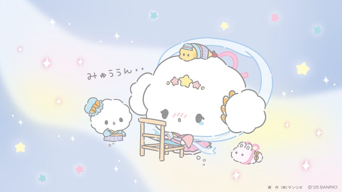 cogimyun_sanrio's tweet image. トントン・・ トントン・・
みゅうぅん・・うまくおれないみゅん・・
#こぎみゅん #七夕 #はた織り