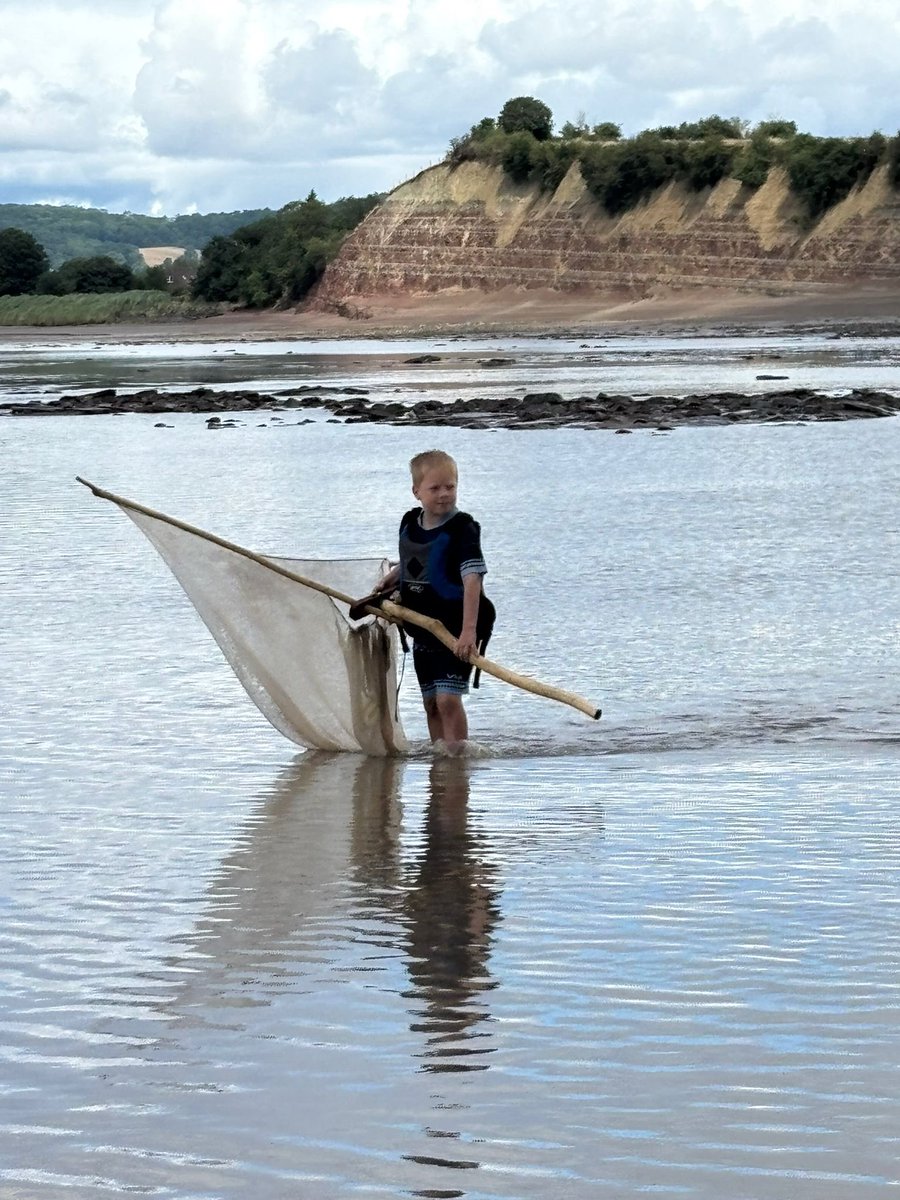 MattyH02's tweet image. Yesterday was a special day. No tide to speak of but a young lad was keen to catch “the big one”. Out before breakfast and he spotted the loom of this “monster mullet” and caught it. Mullet safely returned and mission accomplished.