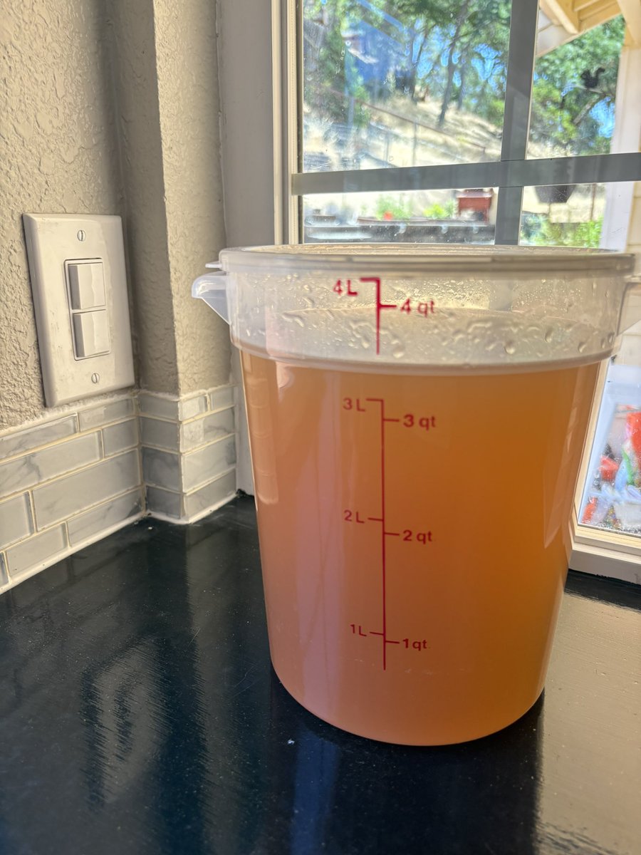 Made some chicken broth