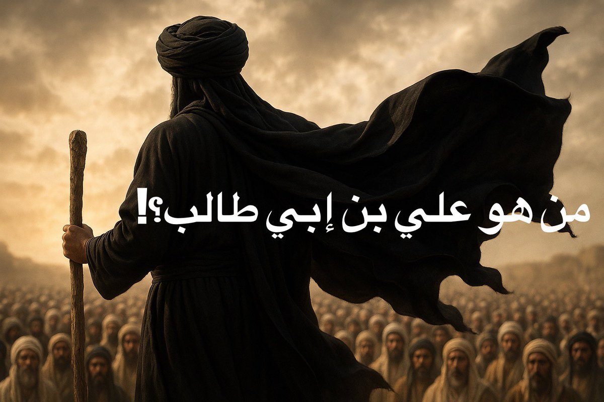🧵1/
من هو علي وما هي فضائله ولماذا علي هو الخليفة الشرعي ليس بالمعنى السياسي فقط إنما بالمعنى الديني!

السلام عليكم،
بصراحة، لم أكن أنوي أن أخصص تقرير كامل لهذا الموضوع، لأنني، وبكل بساطة، ظننت أنه أمرٌ مسلَّمٌ به عندنا أهل السنة والجماعة.
ولكن، وربّ الكعبة، كمية الغباء وعدم