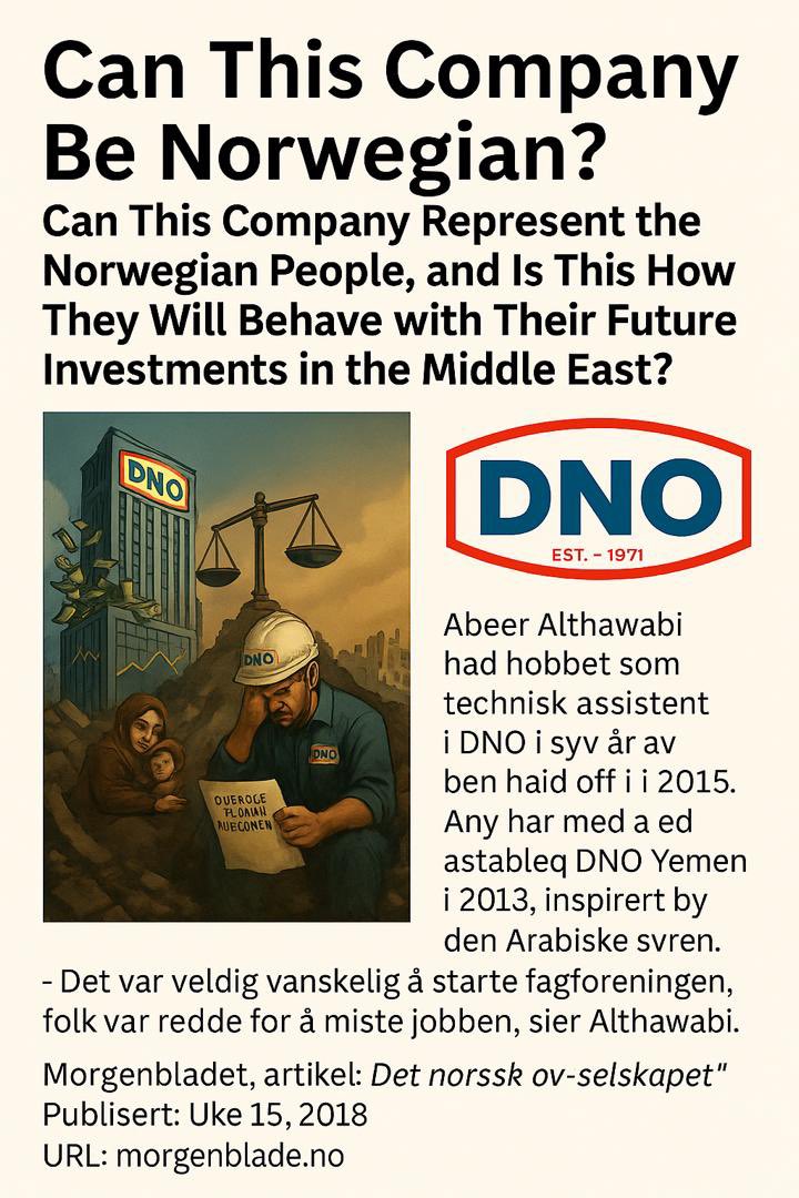 MohdAnsi's tweet photo. @MarketsDotNews Impressive financing news. Still, it’s worth remembering that DNO ASA has an unresolved final court ruling in Yemen that has remained unenforced for over 6 years. Growth and accountability must go hand in hand. https://t.co/Sc31f9cIJh