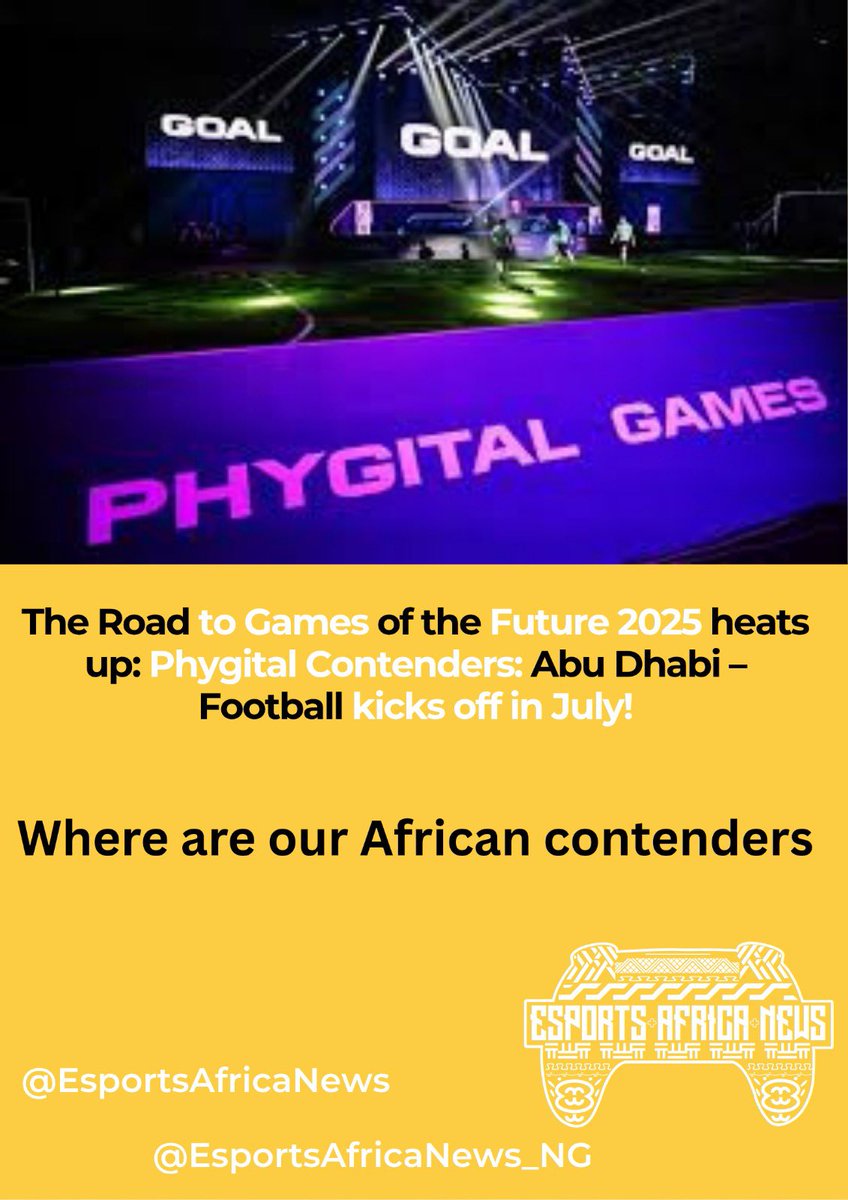 Esports Africa News (@esportsanews) on Twitter photo #phygitalgames … the future of sports !
Abu Dhabi to host the kick off this July!
#EsportsWorldCup #esportsafricanews <a href="/EsportsANewsKY/">EsportsafricanewsKY</a> <a href="/EsportsANewsCm/">EsportsAfricaNews CM</a> #phygitalgames … the future of sports !
Abu Dhabi to host the kick off this July!
#EsportsWorldCup #esportsafricanews <a href="/EsportsANewsKY/">EsportsafricanewsKY</a> <a href="/EsportsANewsCm/">EsportsAfricaNews CM</a>