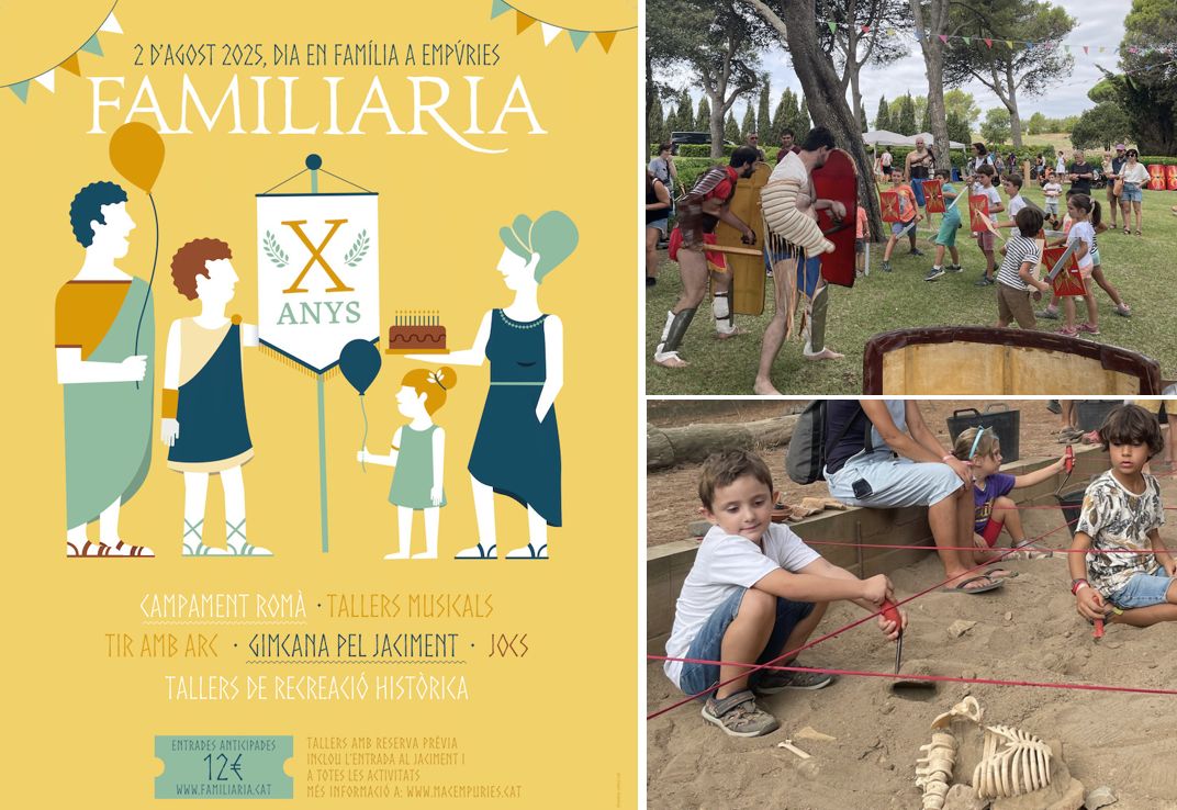Sortir amb nens (@sortirambnens) on Twitter photo Familiaria a Empúries! Dissabte 2 d'agost, tot un dia ple d’activitats familiars al jaciment grecoromà d’Empúries (L’Escala): tallers, música, jocs, gimcana, recreació històrica... i molt més! 🤩
sortirambnens.com/activitats/age…
#sortirambnens #ambnens #macempuries <a href="/macarqueologia/">Museu d'Arqueologia de Catalunya</a> Familiaria a Empúries! Dissabte 2 d'agost, tot un dia ple d’activitats familiars al jaciment grecoromà d’Empúries (L’Escala): tallers, música, jocs, gimcana, recreació històrica... i molt més! 🤩
sortirambnens.com/activitats/age…
#sortirambnens #ambnens #macempuries <a href="/macarqueologia/">Museu d'Arqueologia de Catalunya</a>