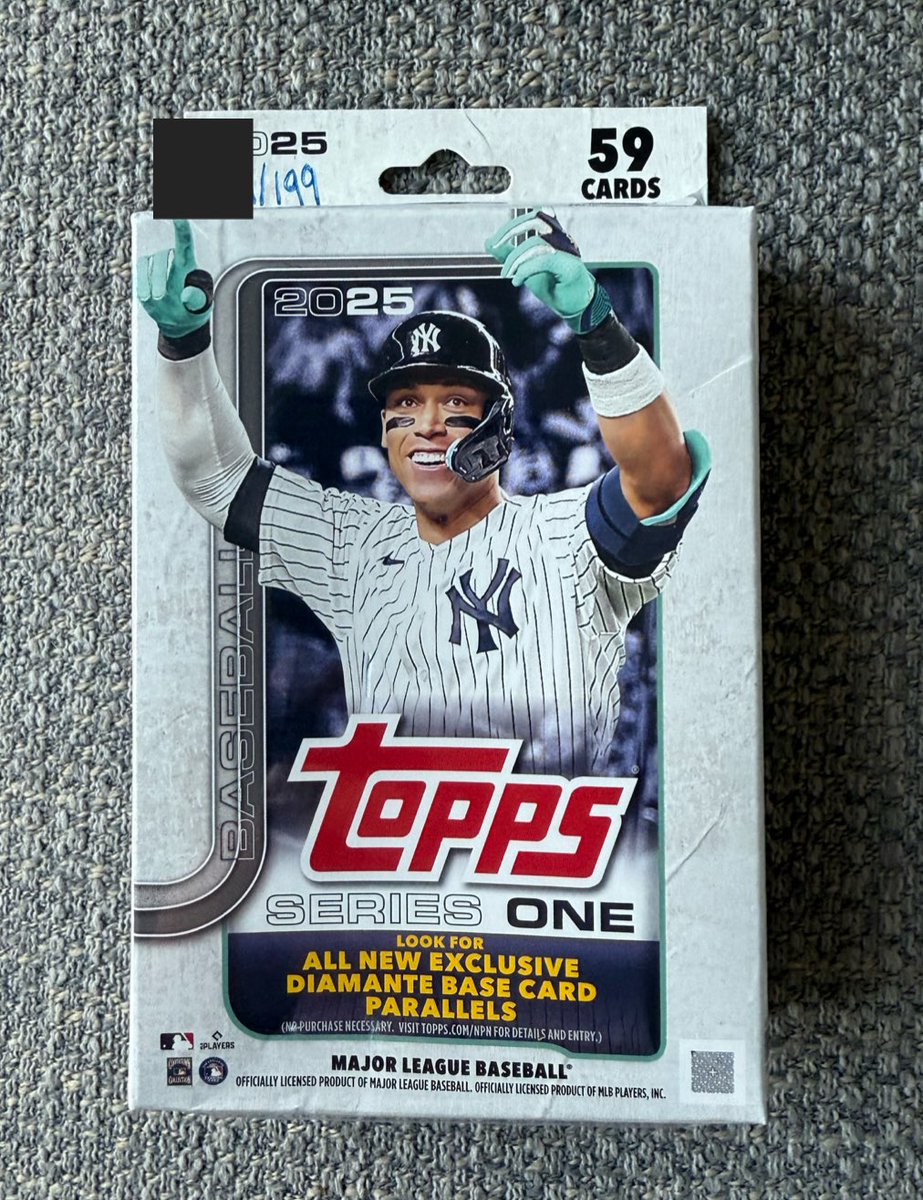 The Hobby 24/7 (@thehobby247) on Twitter photo We numbered /199 this 2025 #MLB Topps Series One hanger & we’re shipping it for FREE to the 1st follower who guesses what number it is!
Only one guess per page & must be following <a href="/TheHobby247/">The Hobby 24/7</a> to win 🤝 #TheHobby We numbered /199 this 2025 #MLB Topps Series One hanger & we’re shipping it for FREE to the 1st follower who guesses what number it is!
Only one guess per page & must be following <a href="/TheHobby247/">The Hobby 24/7</a> to win 🤝 #TheHobby