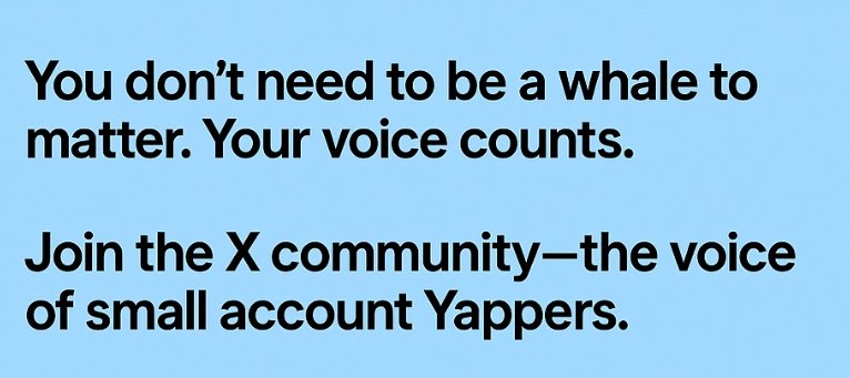 Most people seek validation. Maybe we all do at some point. But here’s the truth you don’t need everyone to like you.

<a href="/vooi_io/">vooi</a> and <a href="/Infinit_Labs/">INFINIT</a> were built for people bold enough to speak up, even when no one listens.

You don’t need to be a whale to matter. Your voice counts.