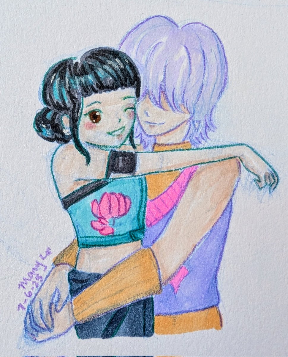 mayuralover's tweet photo. Love drawing a guy and it's only half his face 🙌 I love these two so much!
#KPOPDEMONHUNTERS #kpopdemonhuntersfanart #zoestery https://t.co/CTtsA84oV3