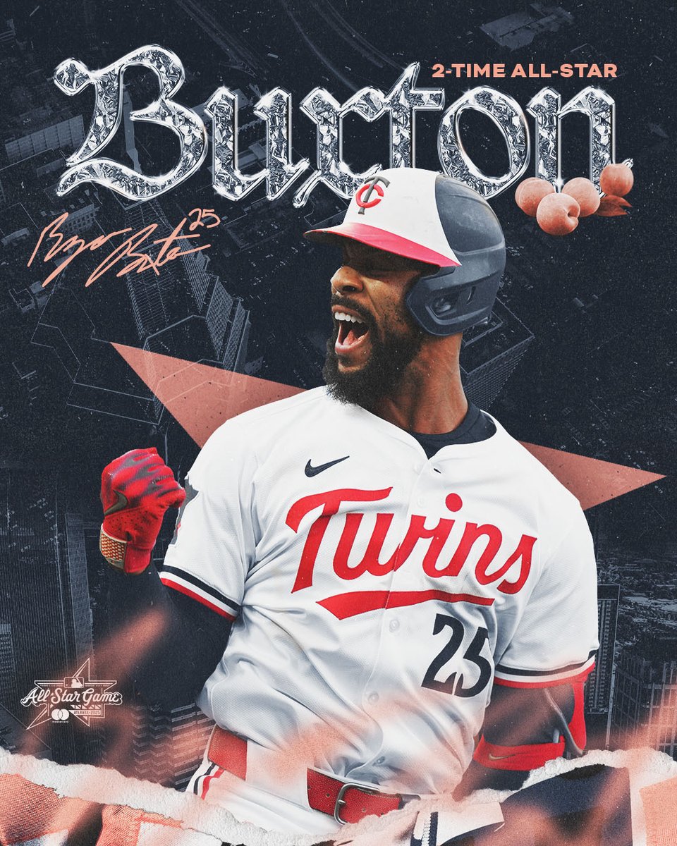This Georgia boy is going home for the 2025 All-Star Game! 🍑

Congratulations to Byron Buxton on being named an All-Star participant!