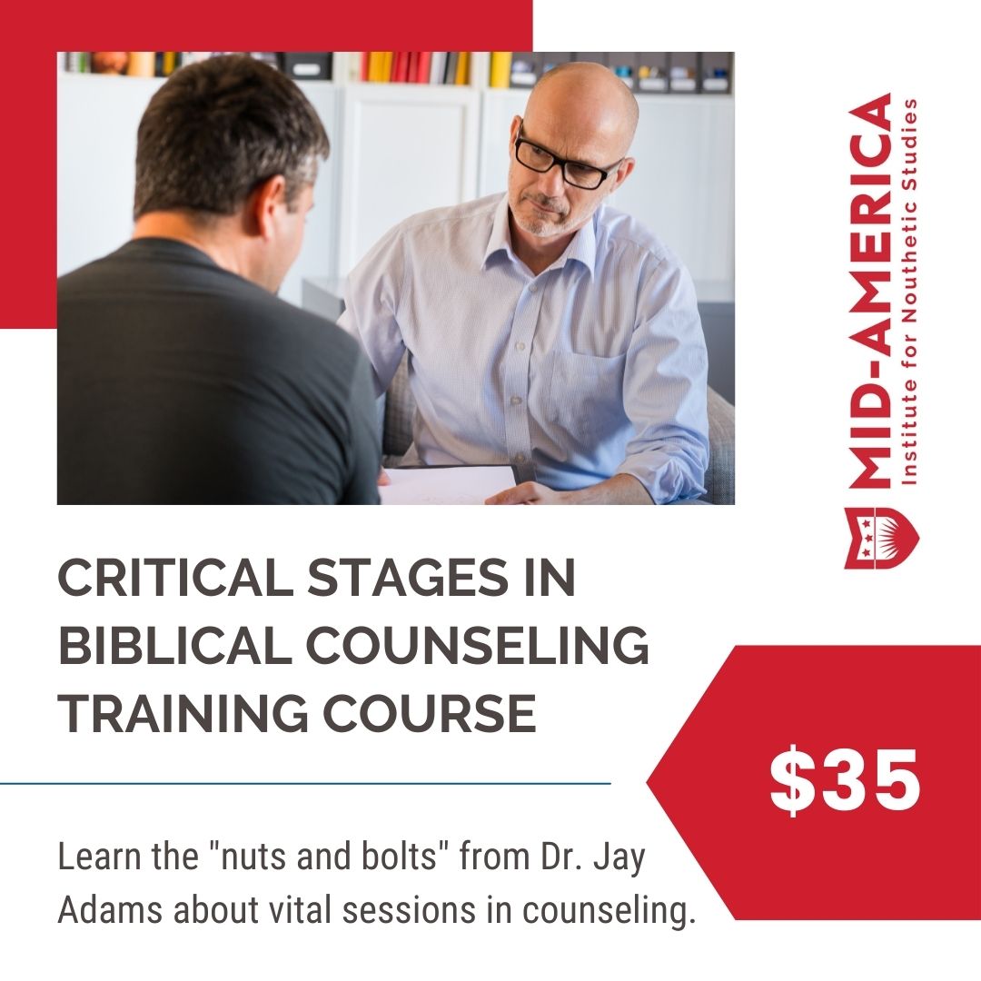 noutheticstud's tweet image. &gt; ins.pathwright.com/library/critic… &lt; Jay Adams teaches about the 3 most important sessions in counseling. Every biblical counselor should understand the “nuts and bolts” related to these vital sessions.
.
#biblicalcounseling #biblecn #nouthetic #acbc #training #criticalstages