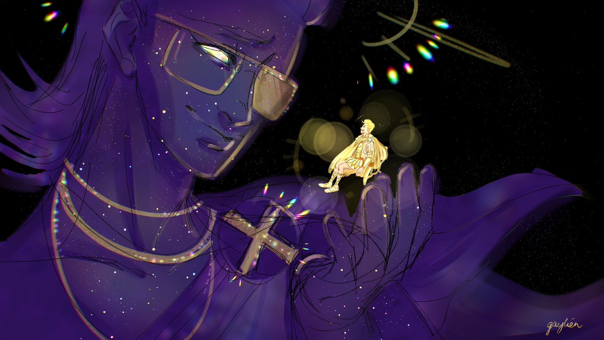 GaylienUFO's tweet photo. Drew #SmileX but like a Greek god/deity AU where #heroX is Chaos and #smile is Apollo!!! #TOBEHEROX https://t.co/Hu9FL8nhUM