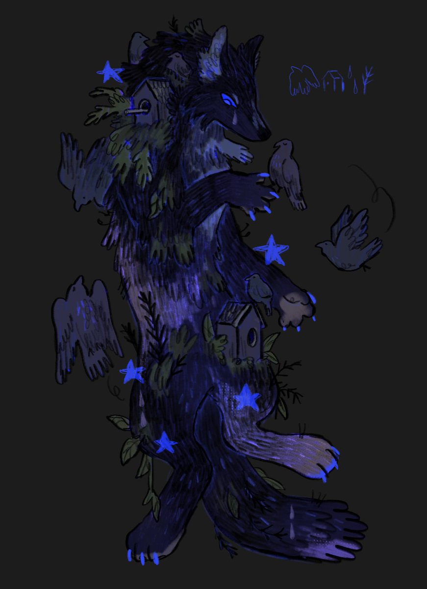 owlylly's tweet image. birdhouse coyote