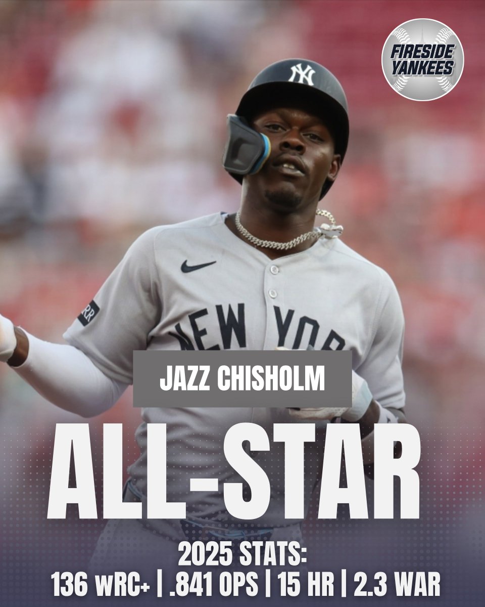 Jazz Chisholm joins Max Fried and Aaron Judge in Atlanta, he's been named to the 2025 All-Star Game!