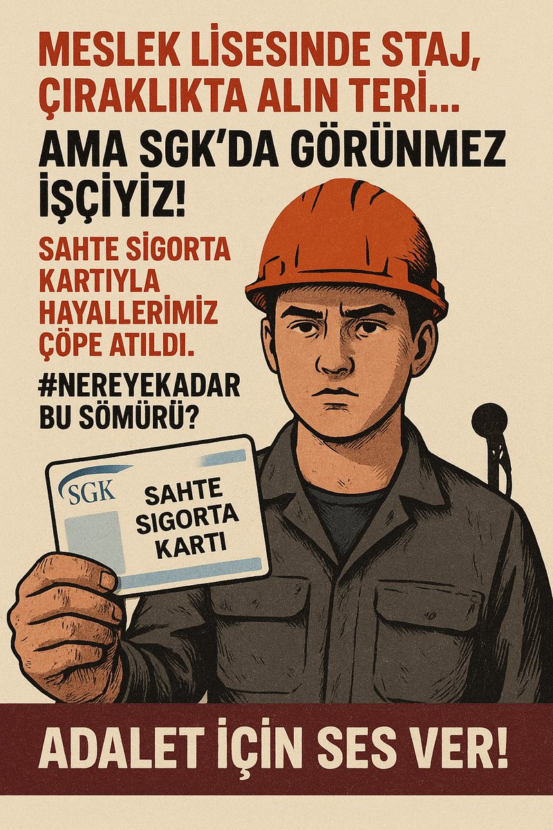 08/09/1999 öncesi 
Sigorta kartımız var !
Sigorta girişimiz var!
Sigorta numaramız var !
E- devletde işe giriş tarihi var?
Resmi olarak SGK'mız var!
NEDEN GEÇERSİZ NEDEN
BULAMADIK ADALETİ
Sayın;
<a href="/dbdevletbahceli/">Devlet Bahçeli</a>
<a href="/RTErdogan/">Recep Tayyip Erdoğan</a>
3308 Yasa Mağduru
#StajyerÇıraklaraiktidardanAdaletGelsin