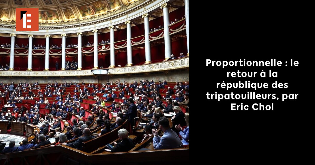 LEXPRESS's tweet photo. Non seulement un changement du mode de scrutin ne résoudrait en rien la crise politique actuelle, mais il risquerait de l’aggraver. 
➡️ https://t.co/zzsi57egR3
✍️ @eric_chol https://t.co/lMZU0q2qgq