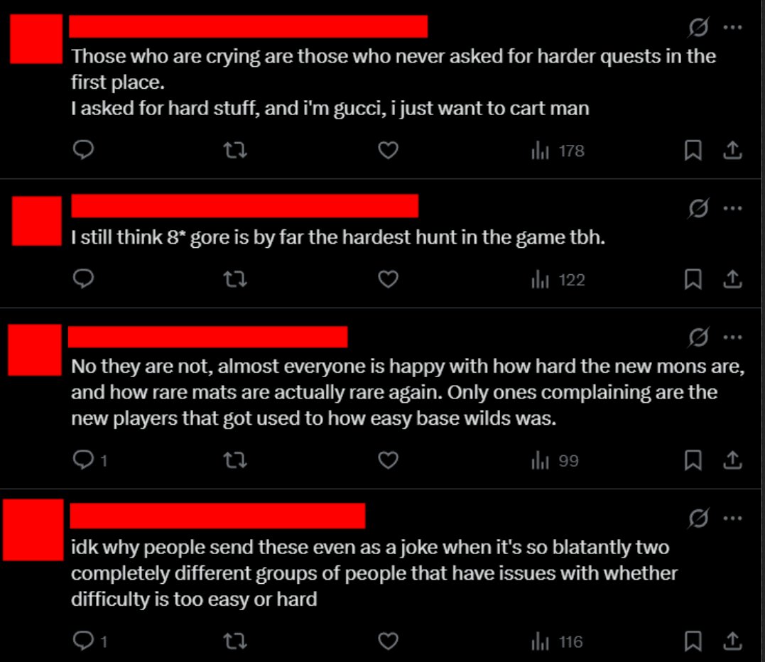 I swear the "Hunters can't read" meme is unironically 100% real.

The tweet is not even about this and the second you actually read the text you notice how it's all a meme about the patch crashing people's PCs 😭

Why do I need to explain the whole tweet 💀