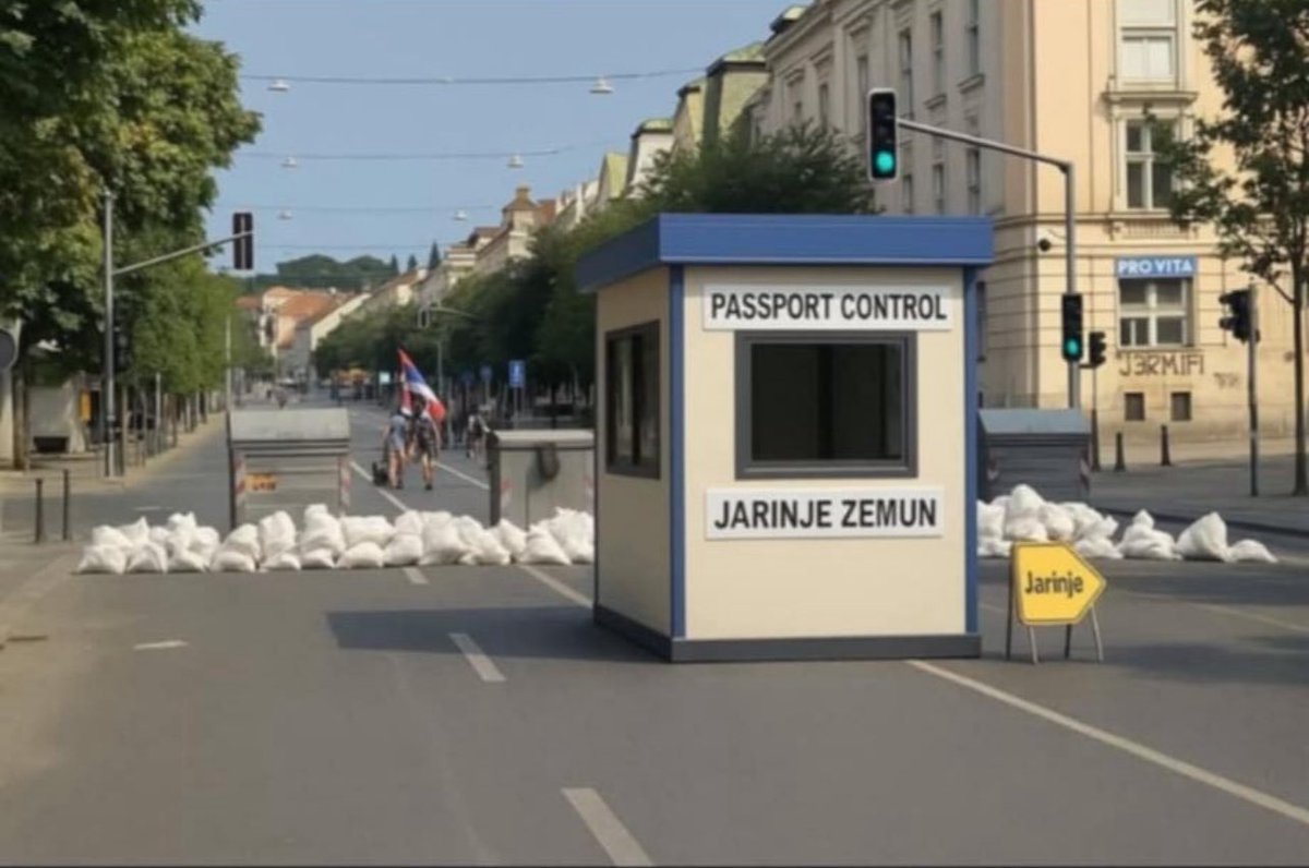 A ja se čudim što nema policije u Zemunu, kad ono Jarinje !!!