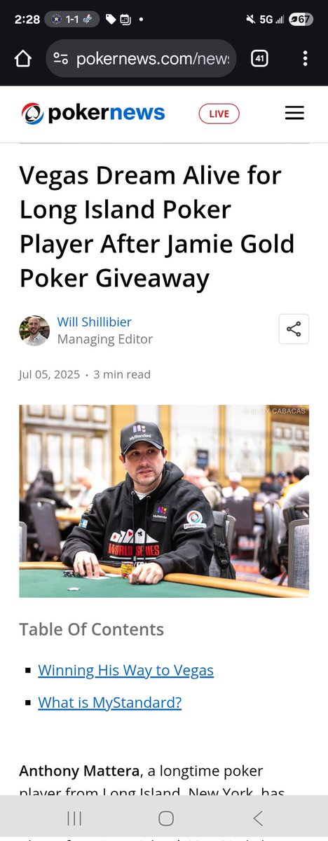 RealJamieGold's tweet image. So proud of you @MrHumanityGives , on this @WSOP main event run AND as a human being affecting the world in such a positive way. Thank you @PokerNews for sharing this journey and @MyStandardDotIO and all our generous sponsors for offering this incredible experience !…