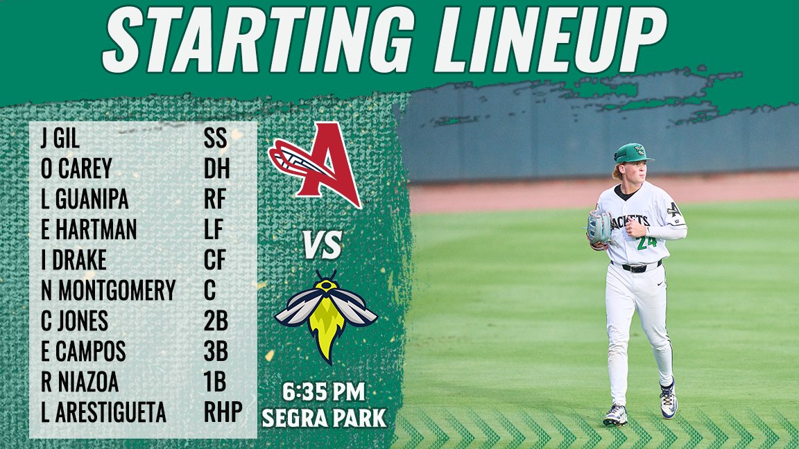 Augusta GreenJackets (@greenjackets) on Twitter photo Last one in Soda City.
π‘ | 6:35
π» | milb.com/augusta/fans/aβ¦ Last one in Soda City.
π‘ | 6:35
π» | milb.com/augusta/fans/aβ¦