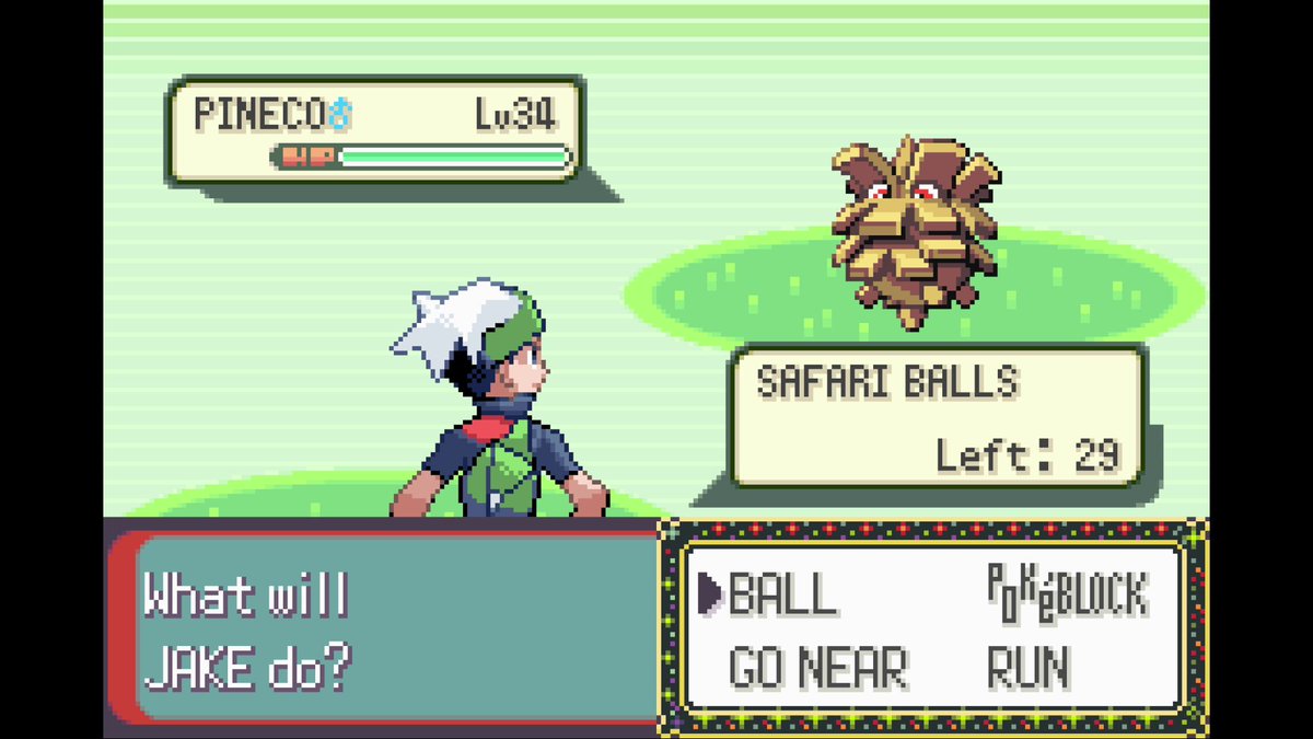 n0lain's tweet image. Finally wrapped up my first Hoenn #safariweek phase (7th phase overall) with Pineco! Named after Wizzy since he beat Cody at GOML just before the catch :-)

Overall a pretty good safari week for me, hopefully I will post a compilation video sometime soon