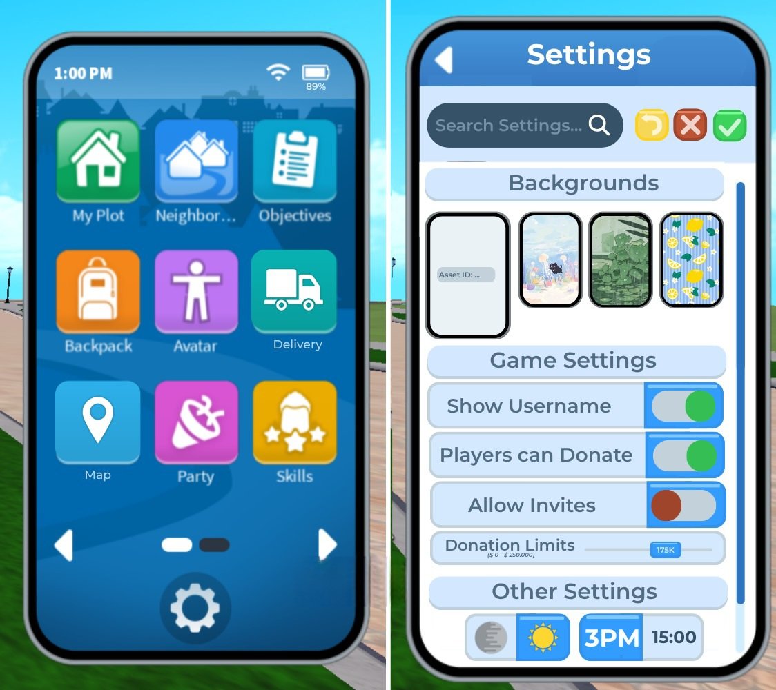 Random Bloxburg Player (@westanbloxburg) on Twitter photo I'm back with Another Concept! A New Game Settings app on the Phone: Change your wallpaper, increased donation Limit and More! Please let me know what you Think. 📱🗺🥳
<a href="/heybloxburg/">Welcome to Bloxburg</a> <a href="/itsakeilayt/">akeila⭐️</a> <a href="/ItsPeetahBread/">Peetah</a> <a href="/FroggyHopz_RBLX/">FroggyHopz</a> <a href="/naturallyblxbrg/">Naturally Bloxburg</a> <a href="/notflty/">faulty</a> I'm back with Another Concept! A New Game Settings app on the Phone: Change your wallpaper, increased donation Limit and More! Please let me know what you Think. 📱🗺🥳
<a href="/heybloxburg/">Welcome to Bloxburg</a> <a href="/itsakeilayt/">akeila⭐️</a> <a href="/ItsPeetahBread/">Peetah</a> <a href="/FroggyHopz_RBLX/">FroggyHopz</a> <a href="/naturallyblxbrg/">Naturally Bloxburg</a> <a href="/notflty/">faulty</a>