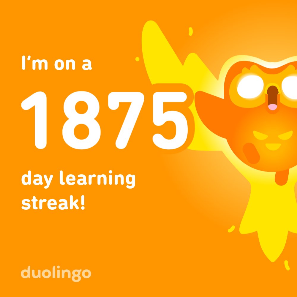 Learn a language with me for free! Duolingo is fun, and proven to work. Here’s my invite link: invite.duolingo.com/BDHTZTB5CWWKS5…
