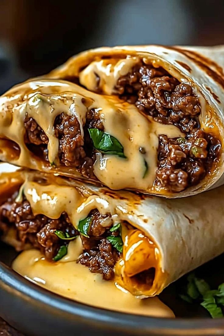 Cheesy Beef Wrap