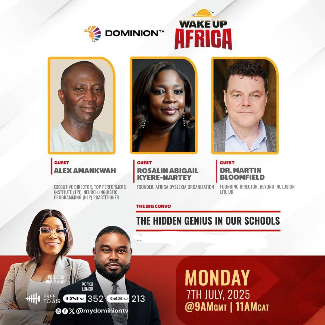 Wake up Africa!!!

💫 THE HIDDEN GENIUS IN OUR SCHOOLS 💫

MONDAY 7TH JULY, 2025, 
9AM GMT 
11AM CAT

PLEASE JOIN US!