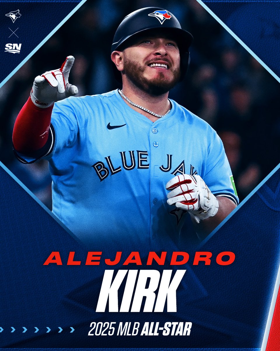 CAPTAIN KIRK IS AN ALL-STAR 🤩

For the second time in his career, Alejandro Kirk has been named to the AL All-Star Team 🫡