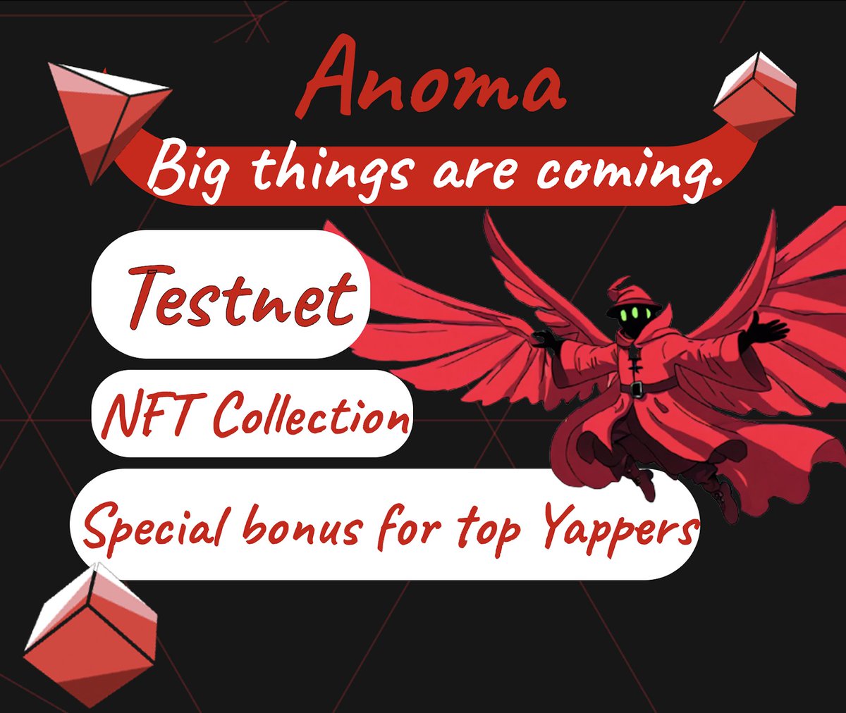 July is gonna be a hot month for the <a href="/anoma/">Anoma</a> community!

Big things are coming.

• Testnet launching this month
• Rumors of a new Anoma NFT collection
• Something special planned for the top 100 Yappers next week

Anoma is still my favorite project.

bullish signs↓

- backed