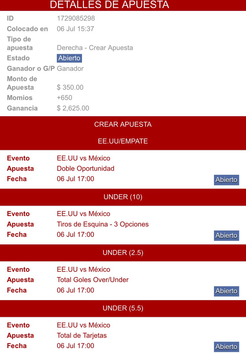 Un poco inactivo !, pero de regreso con la FINAL DE LA COPA ORO !! #CopaOro 
Vamos con esta 👊🏼!!