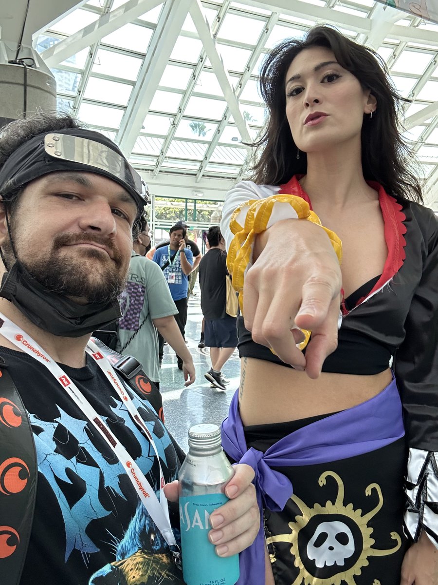 Greg Atlas (@sandman420) on Twitter photo While wandering through the South Hall lobby I ran into <a href="/JackiJing/">Jacki Jing</a> again and she was wearing her beautiful Boa Hancock cosplay! I wasn’t able to stop by the Anime News Network booth again while she was there, but I know I’ll see her around someday. ☺️❤️ While wandering through the South Hall lobby I ran into <a href="/JackiJing/">Jacki Jing</a> again and she was wearing her beautiful Boa Hancock cosplay! I wasn’t able to stop by the Anime News Network booth again while she was there, but I know I’ll see her around someday. ☺️❤️