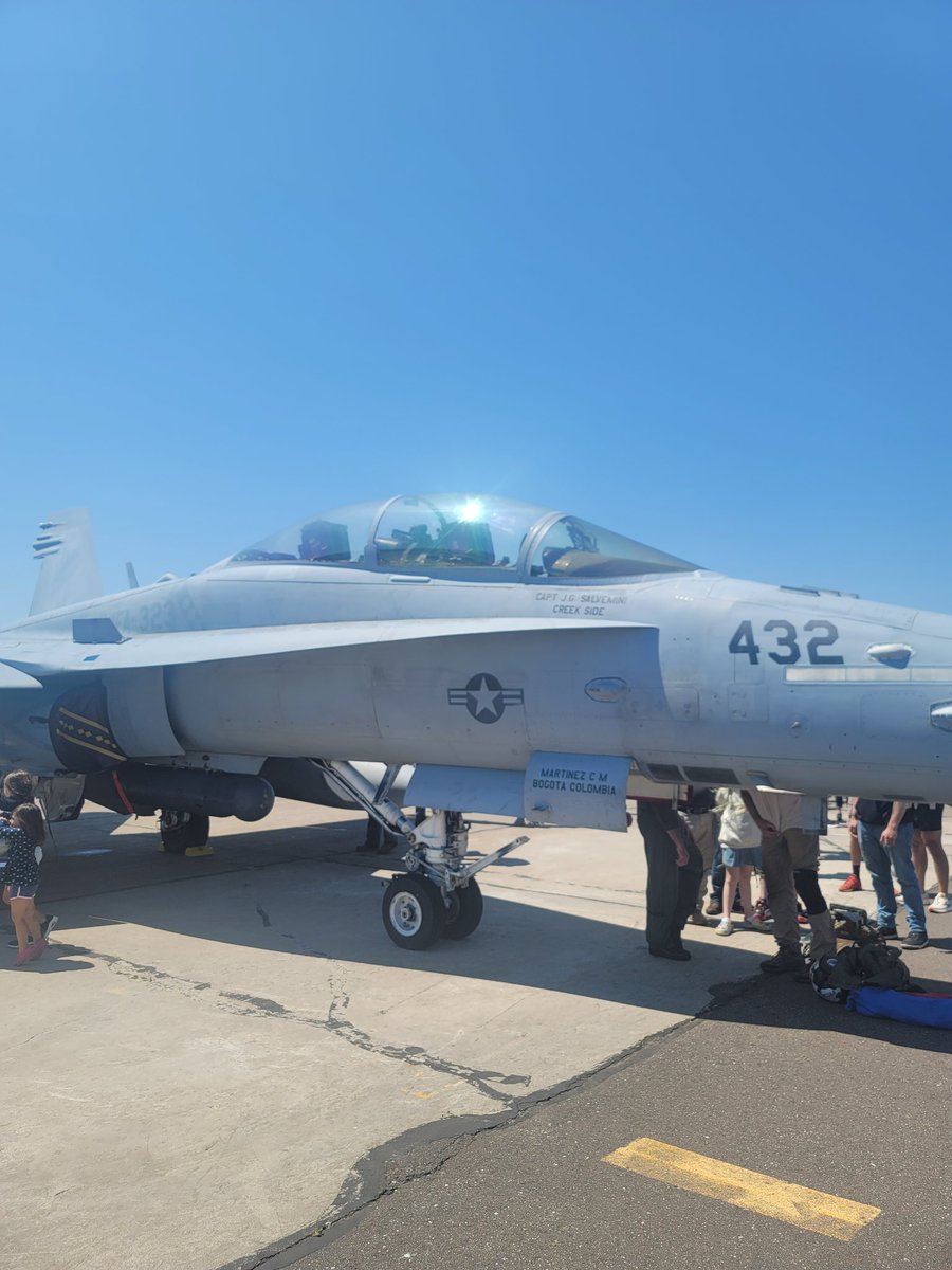 Touch grass? Nah, touch F-18's