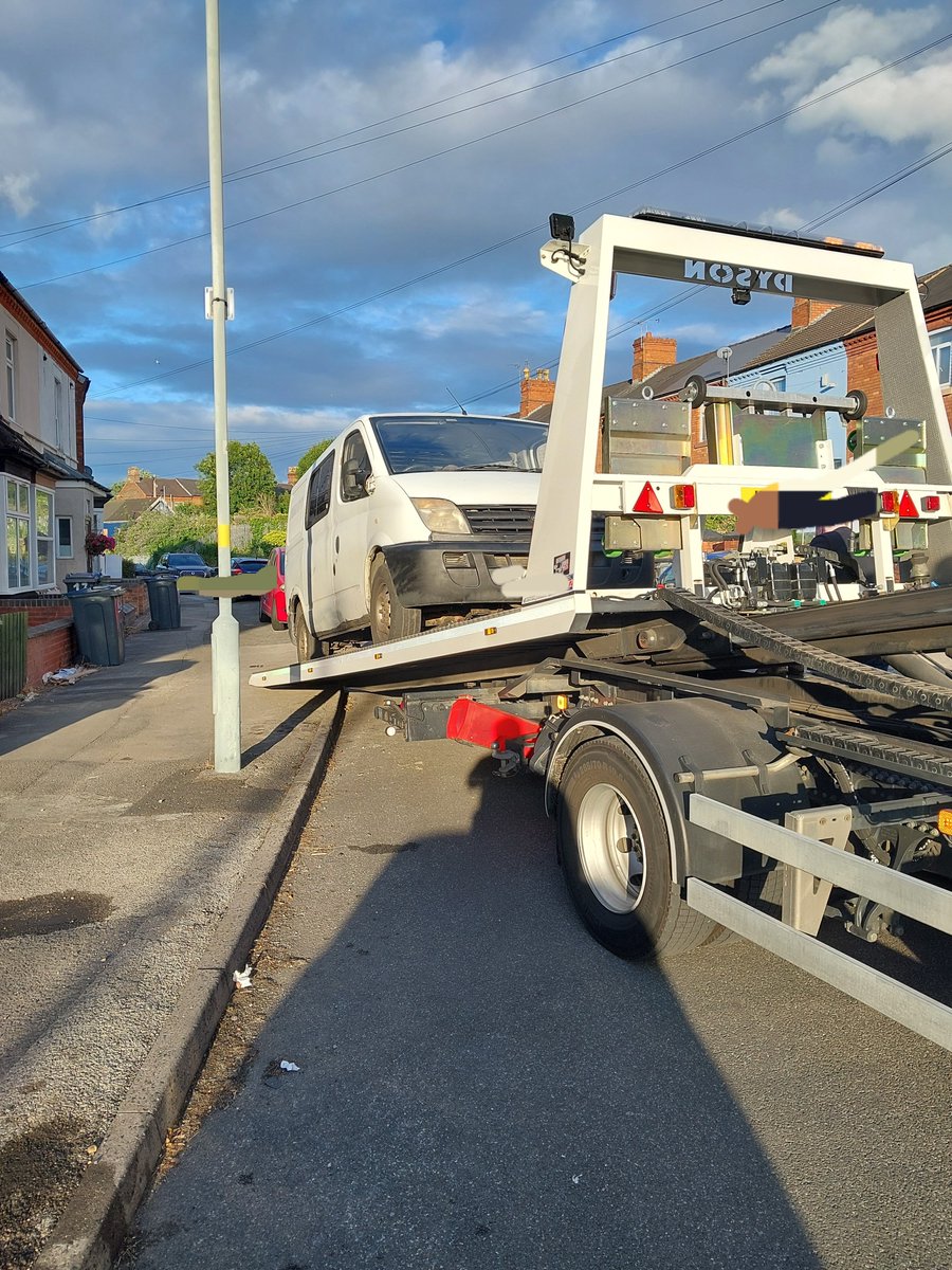 StechfordWMP's tweet image. PC Pratt seized this vehicle from Stechford area as it was used in crime and also had no tax.
Cleared a space for those who do pay their road tax!