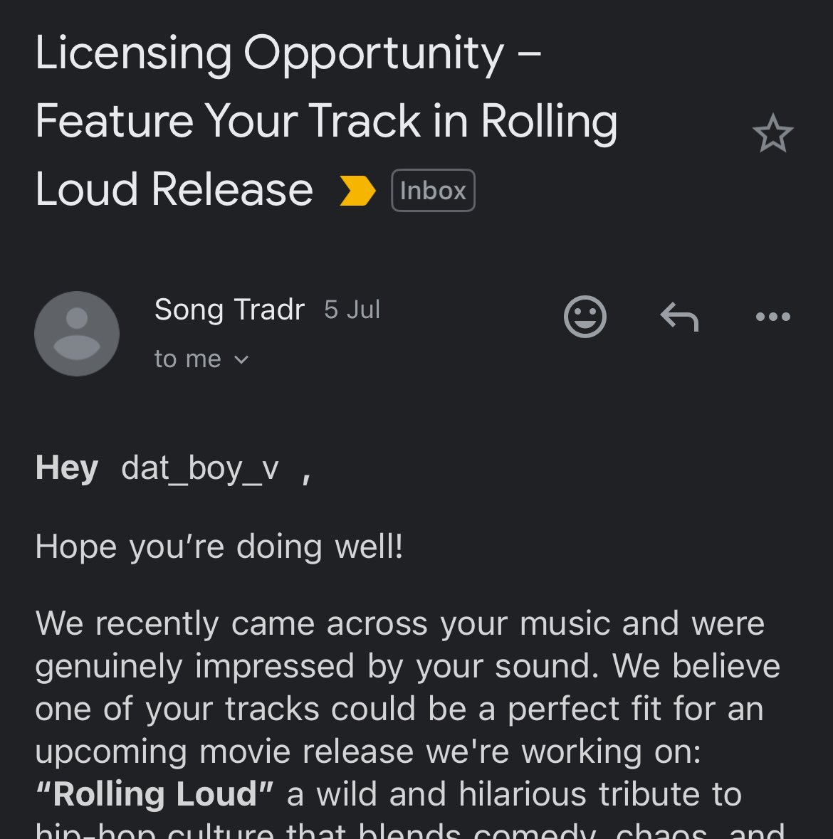 SCAM ALERT THREAD
I was almost scammed by a fake sync licensing deal pretending to be from Songtradr. They promised me a $12k Netflix placement but askd for a $300 "refundable" admin fee.
Here’s how it went down nd how you can avoid it
#IndieArtists #SyncLicensing #MusicScamAlert