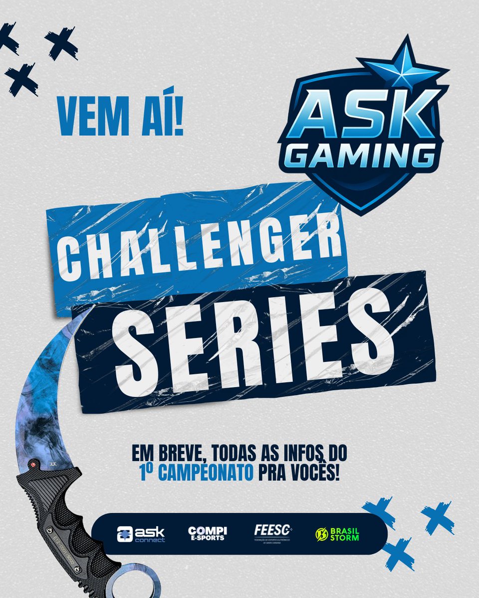 O CHALLENGER SERIES VEM AÍ! ⭐️

Todos prontos? Logo postamos mais novidades, fiquem ligados! 💙

#ASKGaming #ASKConnect #ChallengerSeries