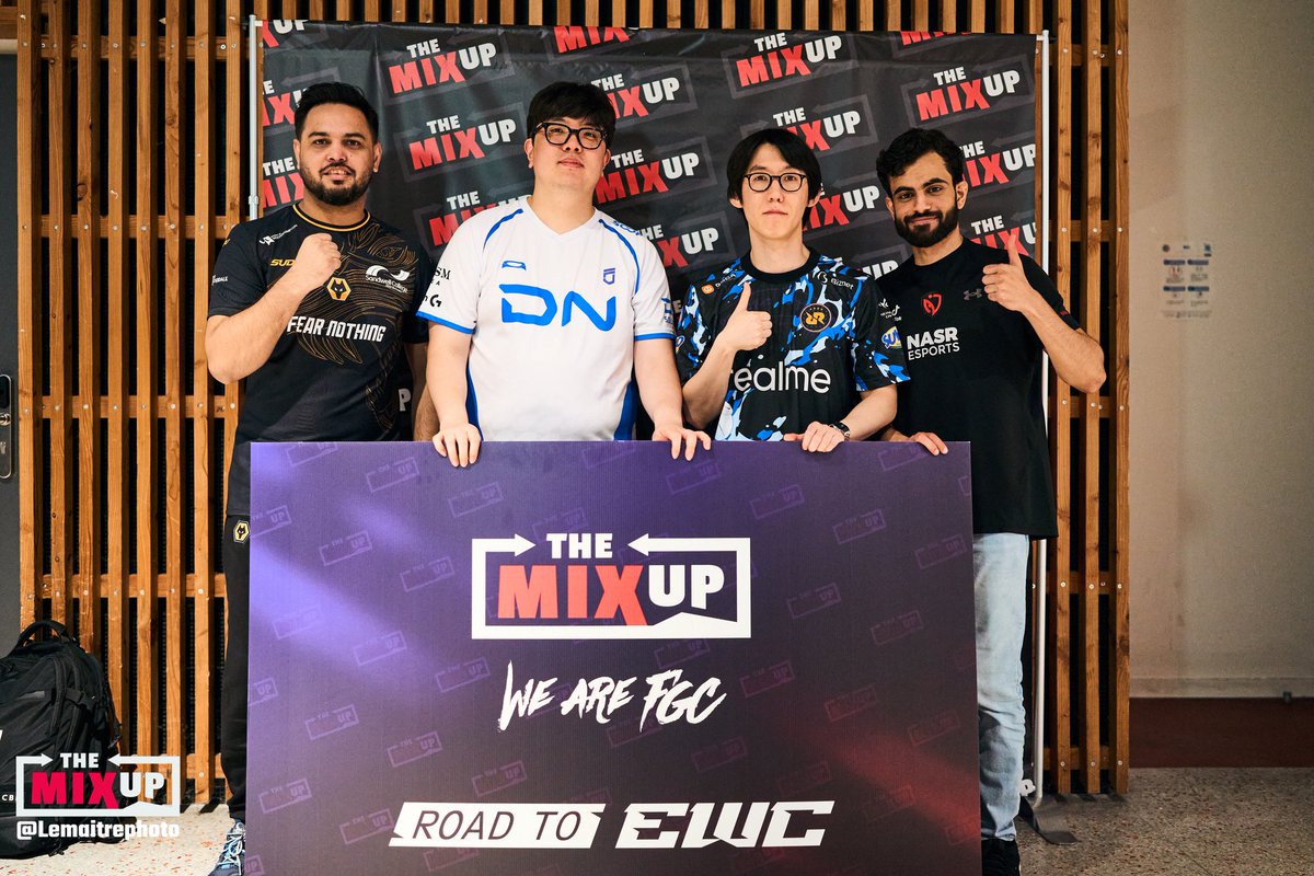 THEMIXUPLyon's tweet image. Congratulations to our 4 players who qualified for the @EWC_EN at the TEKKEN 8 Master event at #TheMIXUP2025.
#WeAreFGC