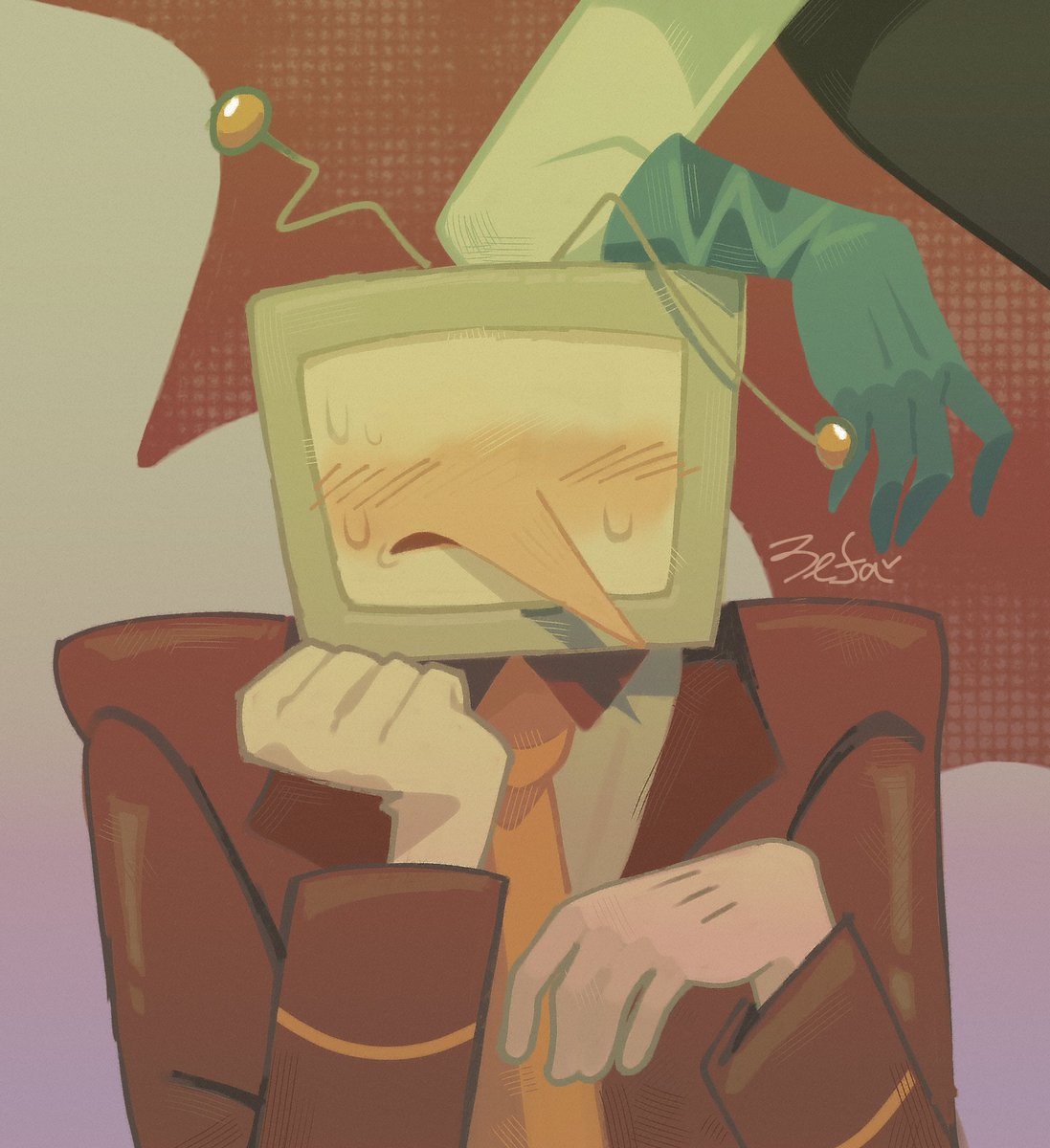 zefyrkameow's tweet image. Its! T!V! TIIIIME!!!!
#tenna #spamtenna #deltarunefanart