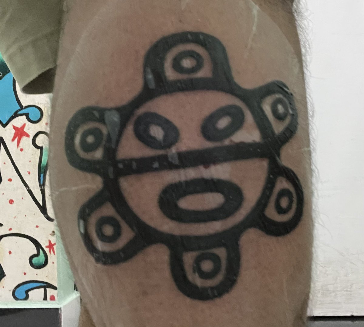 Came home and will be leaving again soon, but this time, the Taíno sun comes with me on my skin as well as my heart. Many thanks to Edgar at Senzala! Healed pics in a couple weeks. 🇵🇷