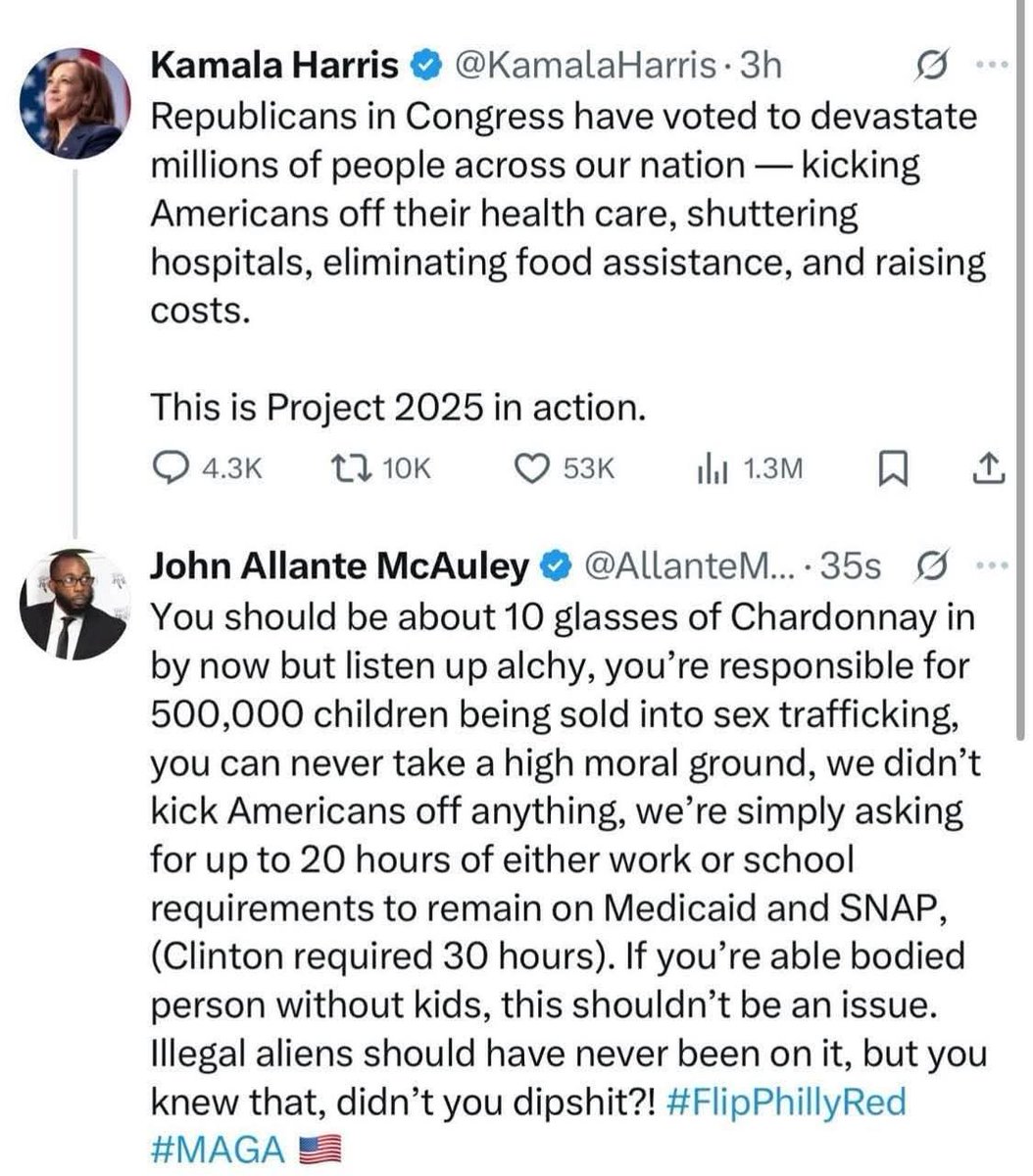 janninereid1's tweet image. I really hope that Kamala Harris saw this reply! 🤣💯⏬⏬