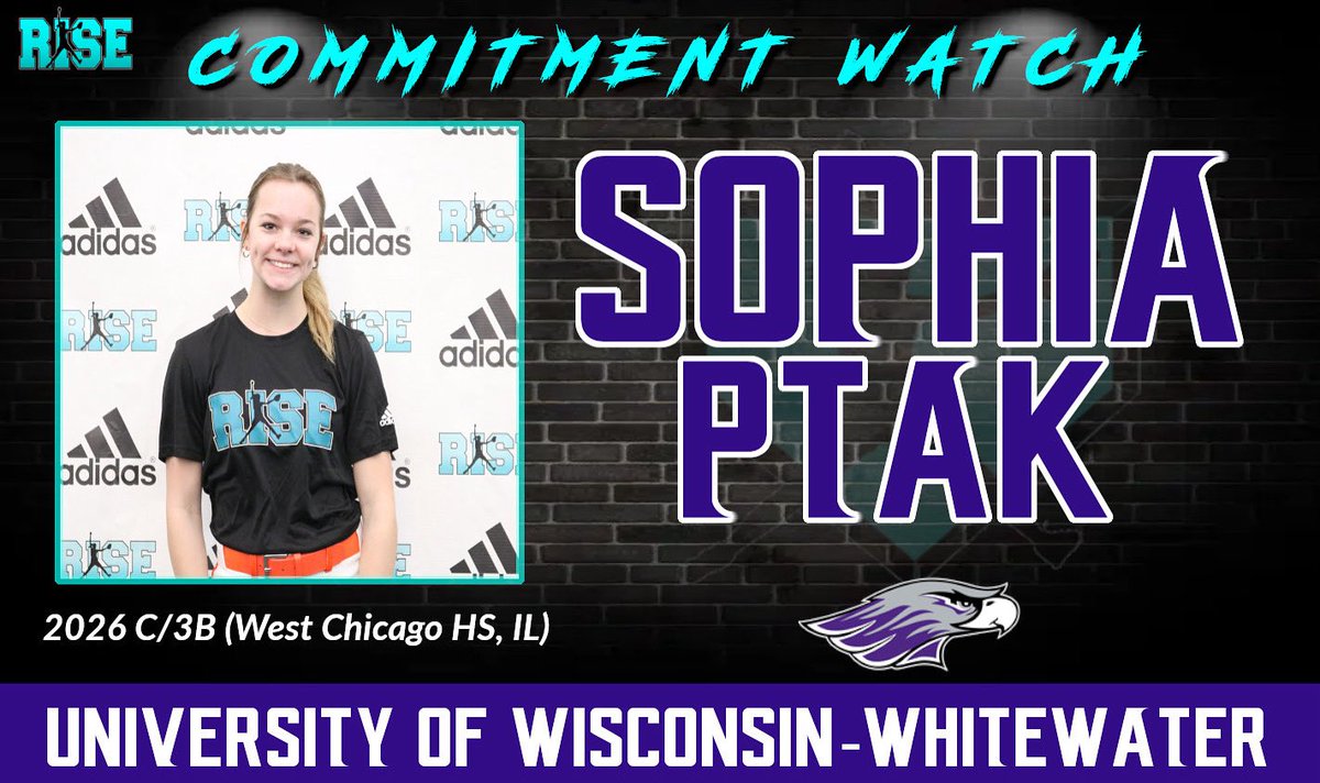 RISE Softball-Midwest (@rsmidwest) on Twitter photo Commitment Watch:
2026 RISE Player-Sophia Ptak <a href="/PtakSophia2026/">Sophia Ptak #44</a> (West Chicago Community HS & Illinois Stars) verbally commits to University of Wisconsin-Whitewater! #RISEfamily <a href="/UWWSoftball/">Warhawk Softball</a>
Sophia attended the Illinois Preseason Preview Showcase! Commitment Watch:
2026 RISE Player-Sophia Ptak <a href="/PtakSophia2026/">Sophia Ptak #44</a> (West Chicago Community HS & Illinois Stars) verbally commits to University of Wisconsin-Whitewater! #RISEfamily <a href="/UWWSoftball/">Warhawk Softball</a>
Sophia attended the Illinois Preseason Preview Showcase!