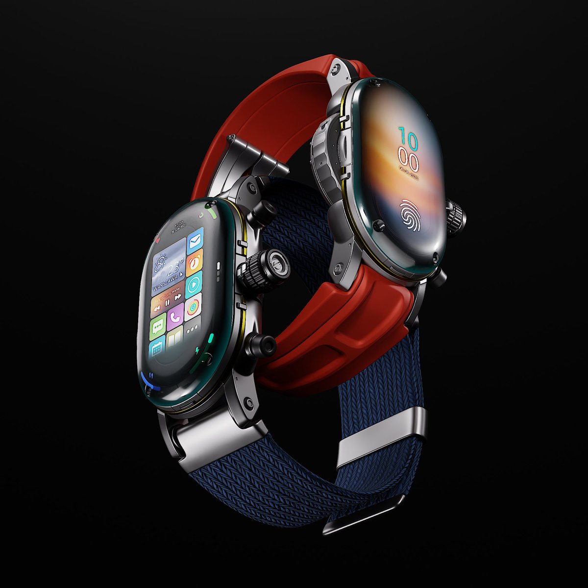 veezen3d's tweet image. render test for my smartwatch #b3d #design
of course inspired by one of apple watch render xD