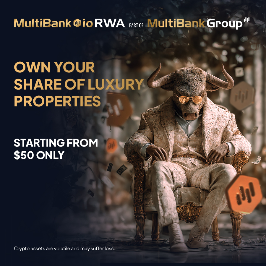 📢 $MBG Token by MultiBank Group powers the world’s LARGEST real-world asset tokenization! 

🏙️ $3 Billion premium real estate tokenized in partnership with MAG 
🕒 $10 Billion coming soon! 

🔐 Backed by $MBG token &amp; MultiBank.io’s regulated RWA marketplace, global